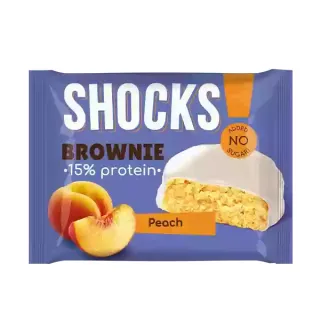 براوني دايت بروتين فيتنس شوك بنكهة الخوخ 50غم