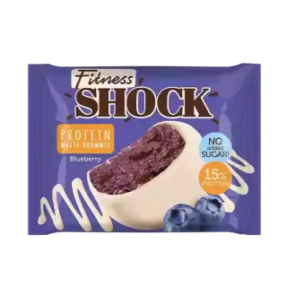 براوني دايت بروتين فيتنس شوك بنكهة التوت الازرق 50غم